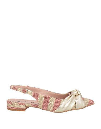 Shop Geneve Woman Ballet Flats Pink Size 8 Textile Fibers