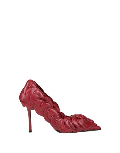 Valentino Garavani Woman Pumps Red Size 7 Soft Leather In Red