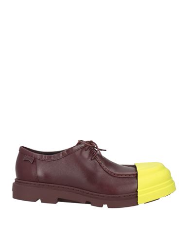 Camper Man Lace-up Shoes Plum Size 10 Soft Leather