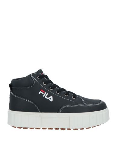 Fila Woman Sneakers Black Size 7 Soft Leather