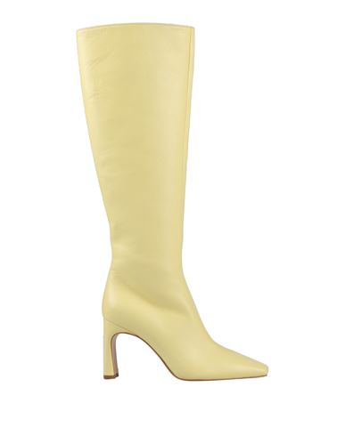 Liu •jo Woman Boot Light Yellow Size 7 Textile Fibers