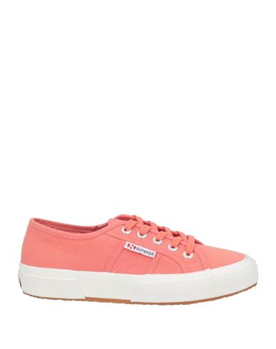 Superga Woman Sneakers Salmon Pink Size 5 Textile Fibers