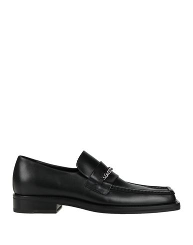 Martine Rose Man Loafers Black Size 10 Soft Leather