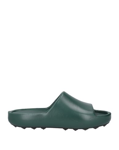 Shop Valentino Garavani Man Sandals Dark Green Size 11 Soft Leather