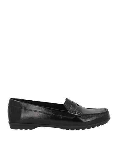 Geox Woman Loafers Black Size 10.5 Soft Leather