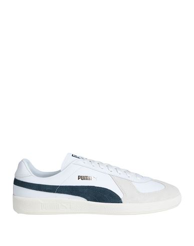 Puma Army Trainer Man Sneakers White Size 12 Soft Leather
