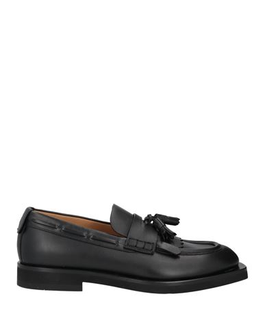 Emporio Armani Man Loafers Black Size 12 Soft Leather