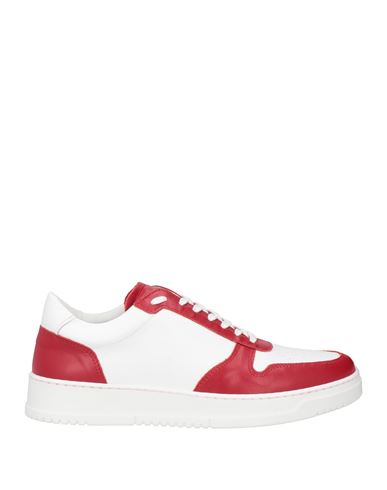 Buscemi Man Sneakers Red Size 13 Soft Leather