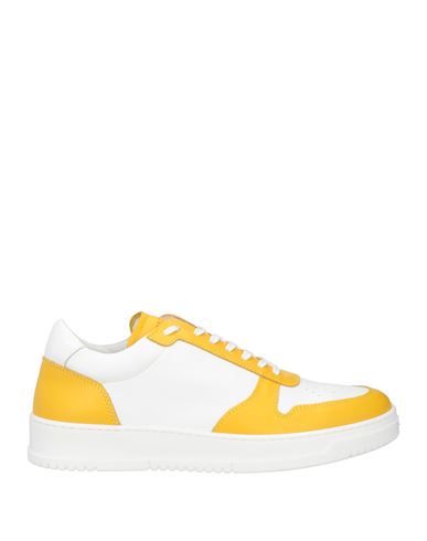 Buscemi Man Sneakers Yellow Size 13 Soft Leather