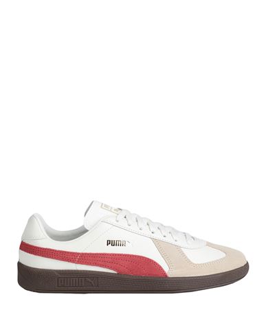 Puma Army Trainer Woman Sneakers Off White Size 4.5 Cowhide