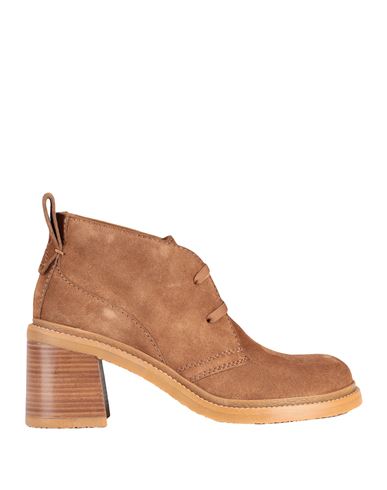 See By Chloé Woman Ankle Boots Camel Size 8 Calfskin In Beige