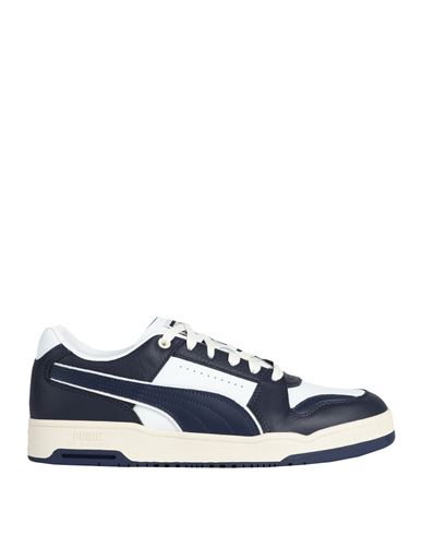 Puma Slipstream Lo Vintage Man Sneakers Navy Blue Size 13 Cowhide