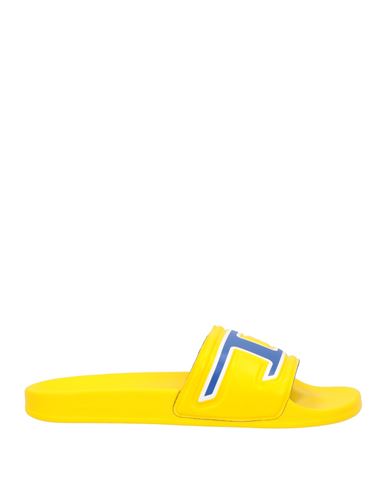 Diesel Man Sandals Yellow Size 7 Rubber
