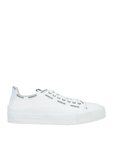Shop Moncler Man Sneakers White Size 9 Textile Fibers