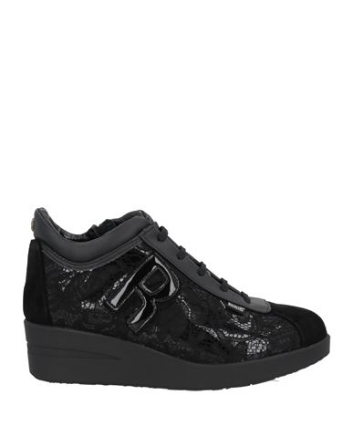 Rucoline Woman Sneakers Black Size 7 Textile Fibers