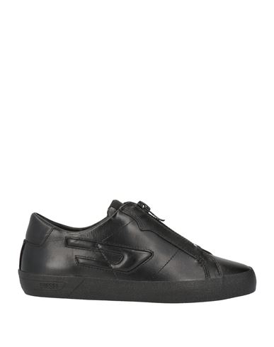 Diesel Man Sneakers Black Size 7 Bovine Leather