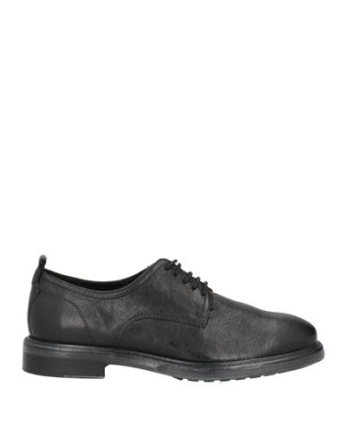 Geox Man Lace-up Shoes Black Size 12.5 Sheepskin