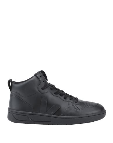 Veja V-15 Man Sneakers Black Size 11 Soft Leather