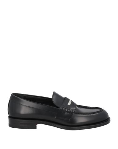 Dsquared2 Man Loafers Black Size 8 Soft Leather