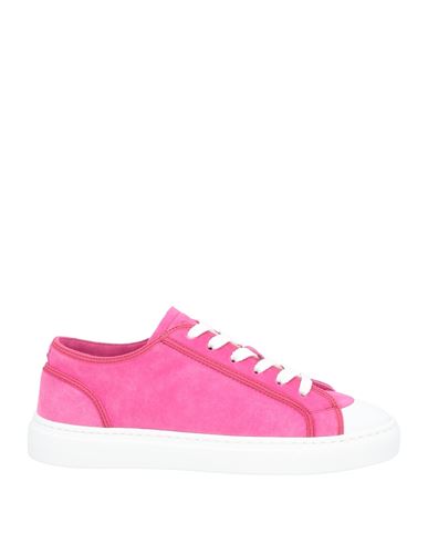 Doucal's Woman Sneakers Magenta Size 8 Soft Leather