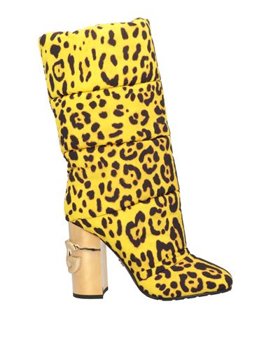 Dolce & Gabbana Woman Boot Yellow Size 9 Nylon