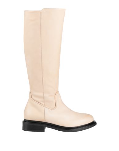 Paola Ferri Woman Boot Cream Size 8 Soft Leather In White