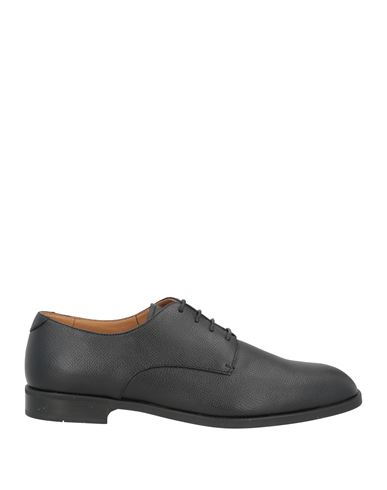 Emporio Armani Man Lace-up Shoes Black Size 13 Soft Leather