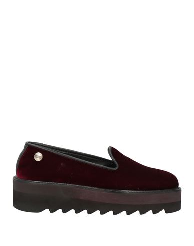 Verba (  ) Woman Loafers Burgundy Size 7 Textile Fibers In Red