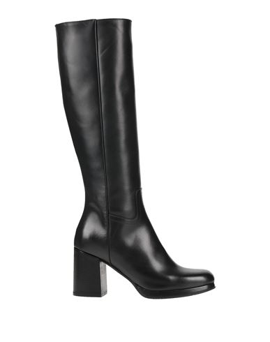 Le Pepite Woman Knee Boots Black Size 7 Calfskin