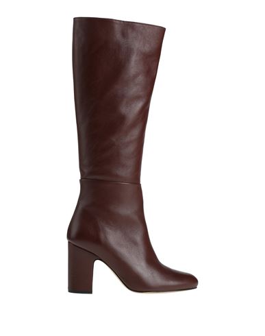 Souliers Martinez Woman Boot Chocolate Brown Size 6 Soft Leather In Brown