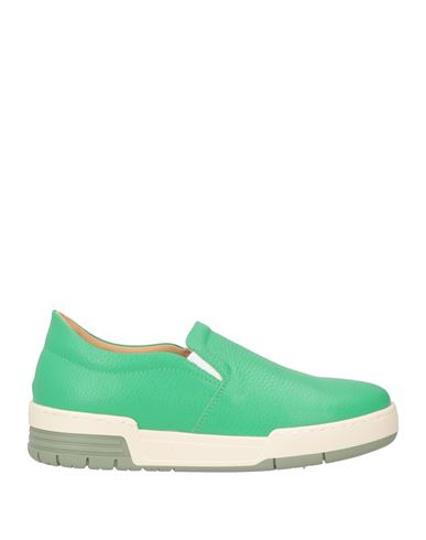 Lemaré Woman Sneakers Green Size 8 Soft Leather