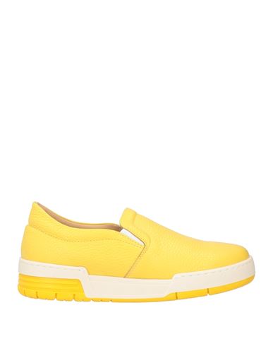 Lemaré Woman Sneakers Yellow Size 8 Soft Leather