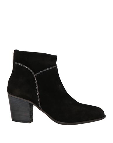 Pantanetti Woman Ankle Boots Black Size 8.5 Leather