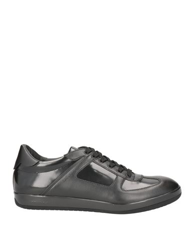 Emporio Armani Man Sneakers Black Size 11 Soft Leather