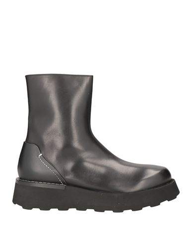 Emporio Armani Man Knee Boots Black Size 12 Soft Leather