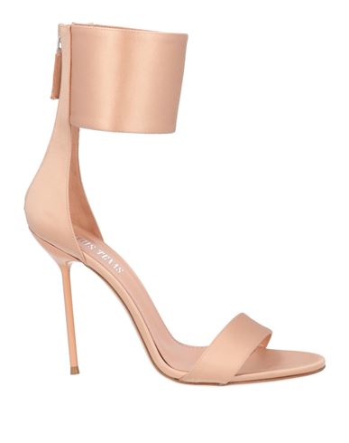 Paris Texas Woman Sandals Blush Size 7.5 Textile Fibers In Pink