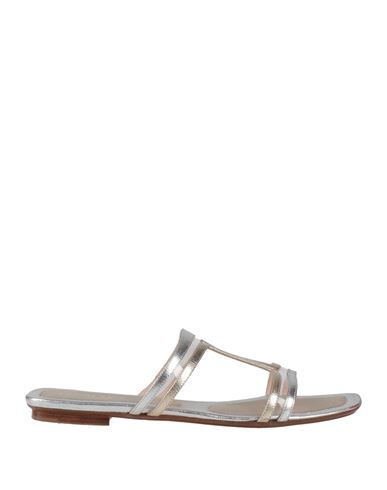 Rodo Woman Sandals Silver Size 7 Soft Leather