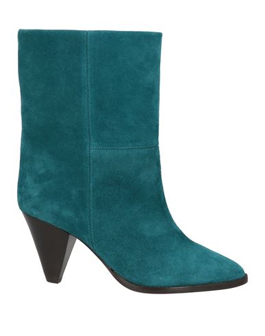 Isabel Marant Woman Ankle Boots Deep Jade Size 11 Calfskin In Green