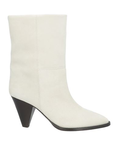 Shop Isabel Marant Woman Ankle Boots Off White Size 6 Calfskin