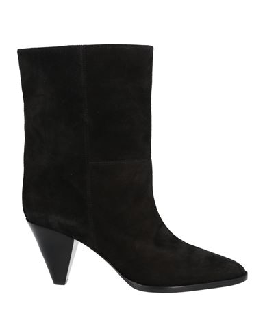 Isabel Marant Woman Ankle Boots Black Size 9 Calfskin