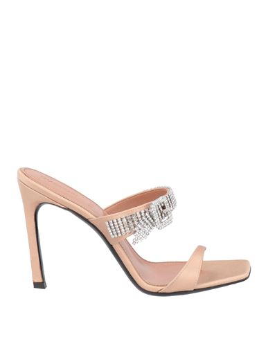 D’accori D'accori Woman Thong Sandal Blush Size 8 Textile Fibers In Pink