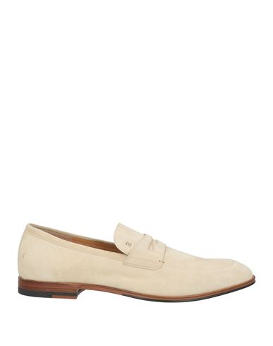 Bally Man Loafers Ivory Size 8 Calfskin In Gold