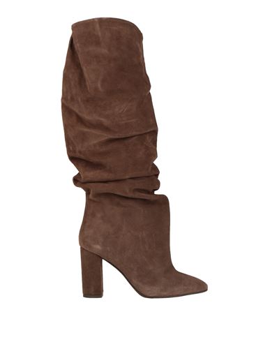 Mychalom Woman Boot Chocolate Brown Size 6 Leather