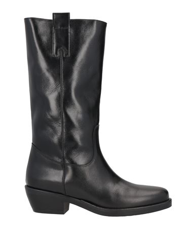 Lorenzo Mari Woman Knee Boots Black Size 9 Soft Leather