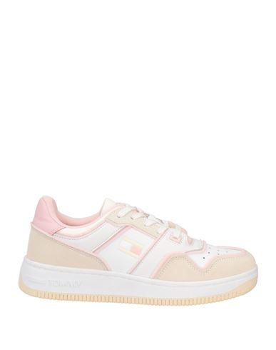 Tommy Jeans Woman Sneakers White Size 6.5 Recycled Polyester