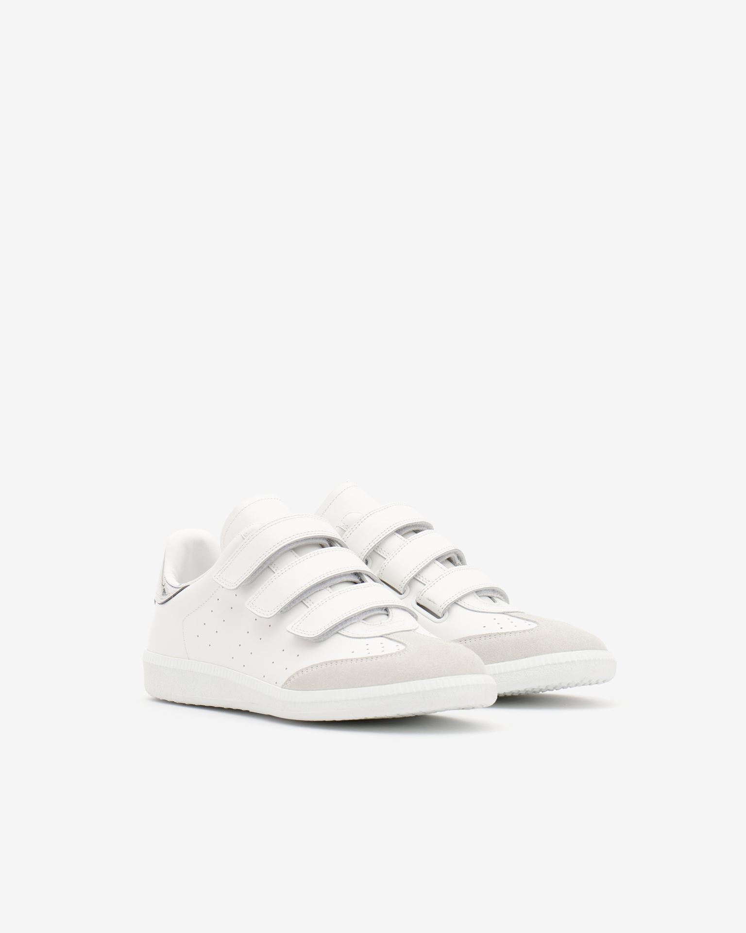 Isabel Marant, Beth Leather Sneakers - Women - Silver