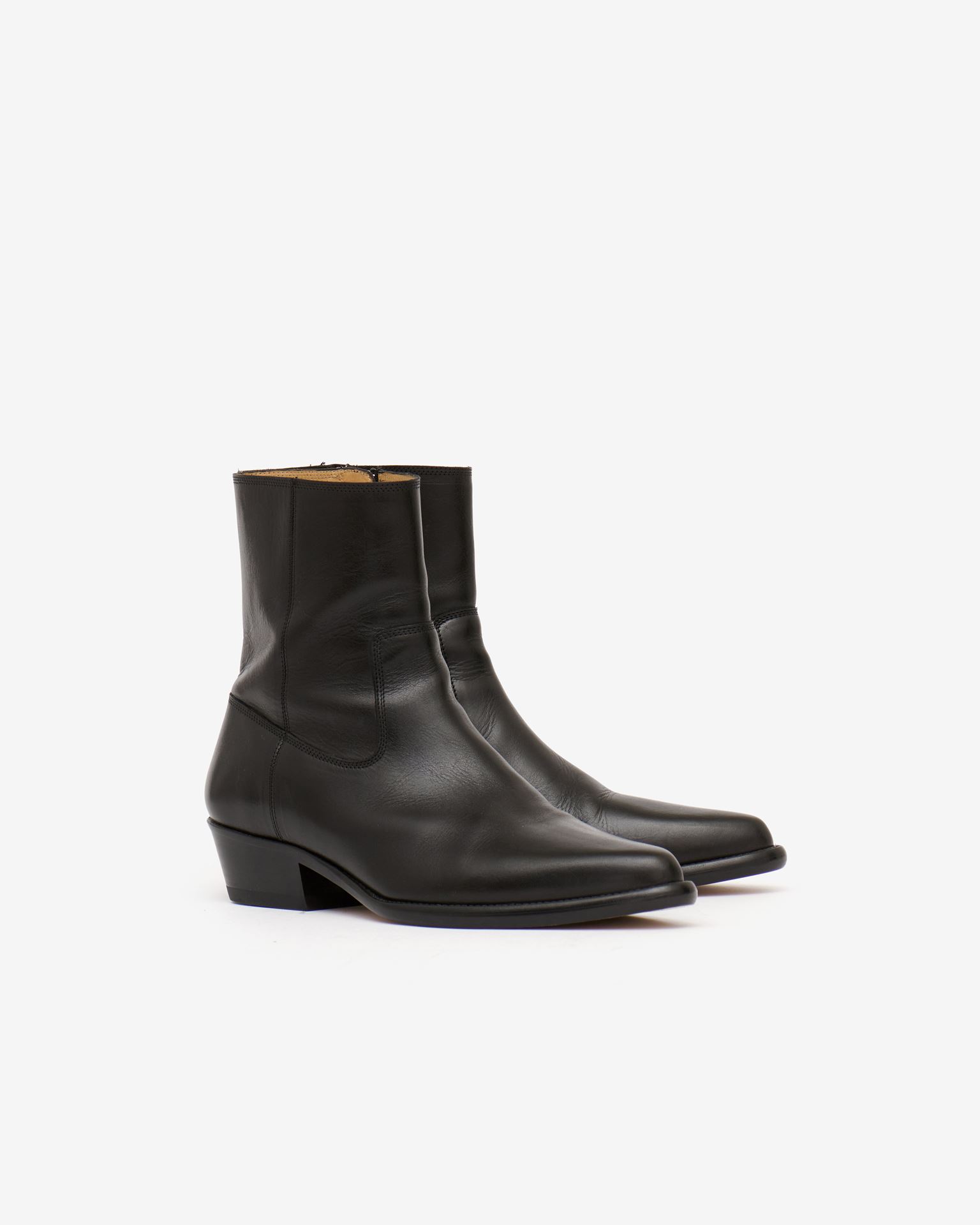 Isabel Marant, Delix Bovine Leather Ankle Boots - Men - Black