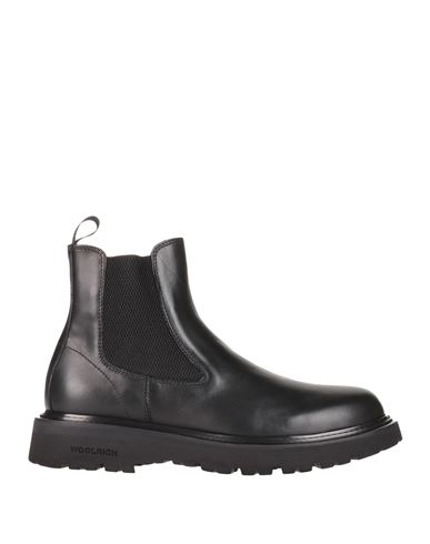 Shop Woolrich Man Ankle Boots Black Size 9 Calfskin