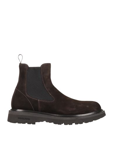 Shop Woolrich Man Ankle Boots Dark Brown Size 9 Calfskin