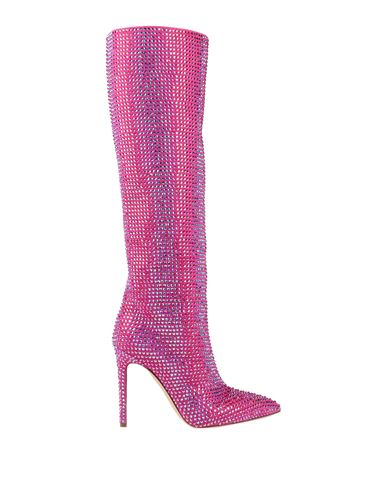 Paris Texas Woman Knee Boots Fuchsia Size 7 Soft Leather In Pink